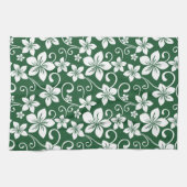 BLAUE HAWAII (GRÜNE WÄLDER) GESCHIRRTUCH (Horizontal)