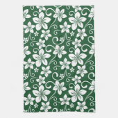 BLAUE HAWAII (GRÜNE WÄLDER) GESCHIRRTUCH (Vertikal)