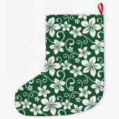 BLAUE HAWAII (GRÜNE WÄLDER) GROßER WEIHNACHTSSTRUMPF (Rückseite)