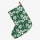BLAUE HAWAII (GRÜNE WÄLDER) GROßER WEIHNACHTSSTRUMPF (Rückseite (Hängend))