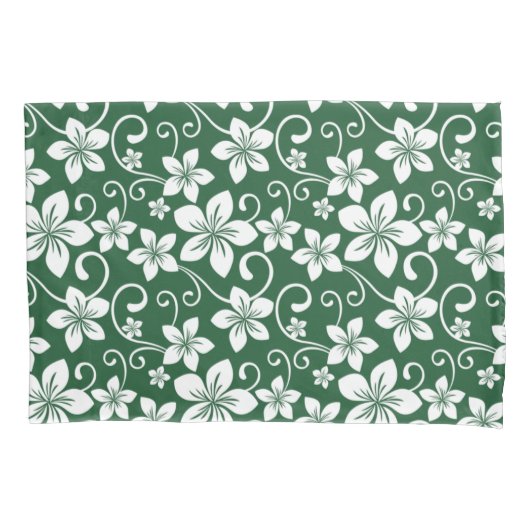 BLAUE HAWAII (GRÜNE WÄLDER) KISSENBEZUG (Vorderseite-Links)