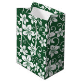 BLAUE HAWAII (GRÜNE WÄLDER) MITTLERE GESCHENKTÜTE (Vorderseite Schrägansicht)