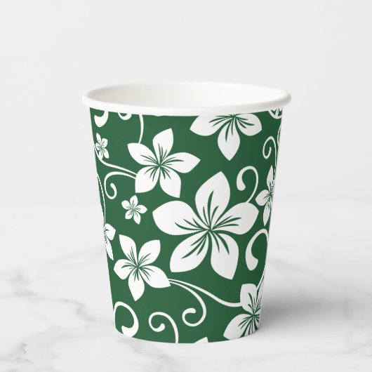 BLAUE HAWAII (GRÜNE WÄLDER) PAPPBECHER (Rückseite)