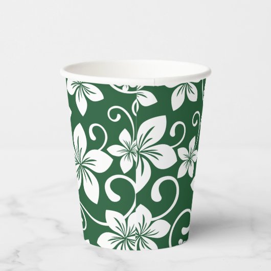 BLAUE HAWAII (GRÜNE WÄLDER) PAPPBECHER (Rechts)