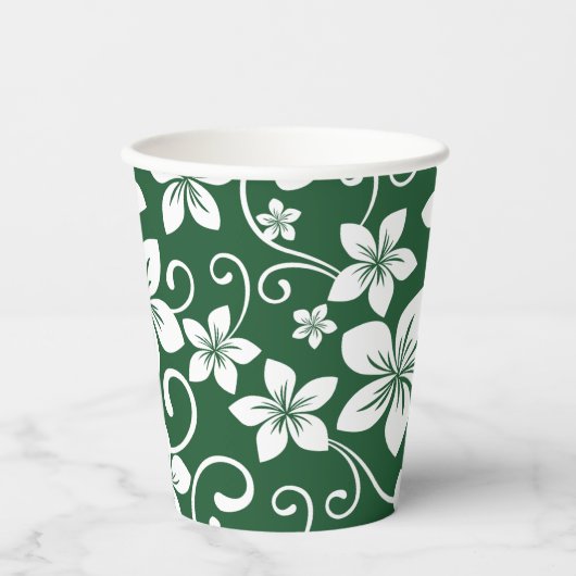 BLAUE HAWAII (GRÜNE WÄLDER) PAPPBECHER (Vorderseite)