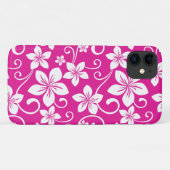 BLAUE HAWAII (HOT PINK) Case-Mate iPhone HÜLLE (Rückseite (Horizontal))