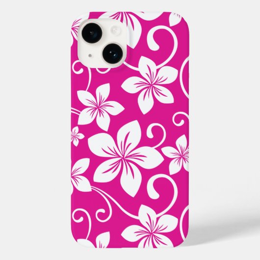 BLAUE HAWAII (HOT PINK) Case-Mate iPhone HÜLLE (Rückseite)