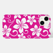 BLAUE HAWAII (HOT PINK) Case-Mate iPhone HÜLLE (Rückseite (Horizontal))