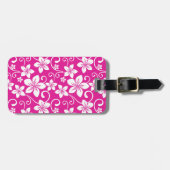 BLAUE HAWAII (HOT PINK) GEPÄCKANHÄNGER (Vorderseite horizontal)