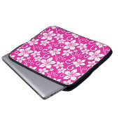 BLAUE HAWAII (HOT PINK) LAPTOPSCHUTZHÜLLE (Vorne Knopf)