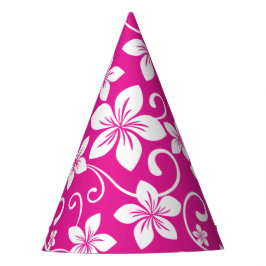 BLAUE HAWAII (HOT PINK) PARTY HAT PARTYHÜTCHEN