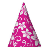 BLAUE HAWAII (HOT PINK) PARTY HAT PARTYHÜTCHEN (Rechts)