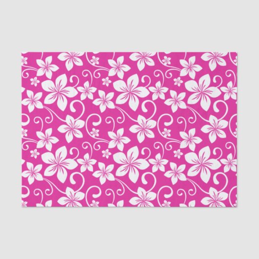 BLAUE HAWAII (HOT PINK) SEIDENPAPIER (Vorderseite)