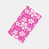 BLAUE HAWAII (HOT PINK) SERVIETTE (Ecke)