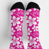 BLAUE HAWAII (HOT PINK) SOCKEN (Oben)
