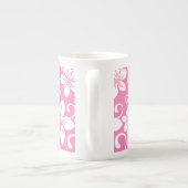 BLAUE HAWAII (KUGELPINK) KNOCHENCHINA TASSE (Rückseite)