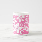 BLAUE HAWAII (KUGELPINK) KNOCHENCHINA TASSE (Vorderseite)