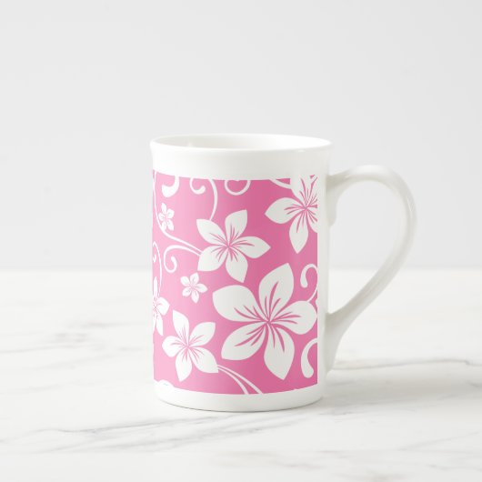 BLAUE HAWAII (KUGELPINK) KNOCHENCHINA TASSE (Rechts)