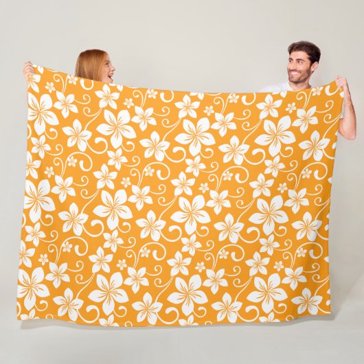 BLAUE HAWAII (MANDARINE) FLEECEDECKE (Beispiel)