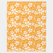 BLAUE HAWAII (MANDARINE) FLEECEDECKE (Vorderseite)