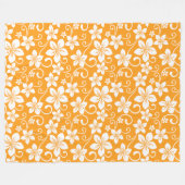 BLAUE HAWAII (MANDARINE) FLEECEDECKE (Vorderseite (Horizontal))