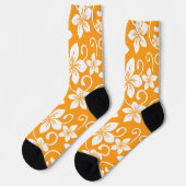 BLAUE HAWAII (MANDARINE) SOCKEN (Linkes Detail)