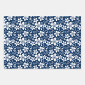 BLAUE HAWAII (NAVY) GESCHENKPAPIER SET (Vorderseite 3)