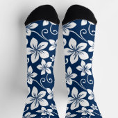 BLAUE HAWAII (NAVY) SOCKEN (Oben)