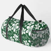 BLAUE HAWAII PATTER IN FOREST GREEN DUFFLE BAG (Rechte Ecke)