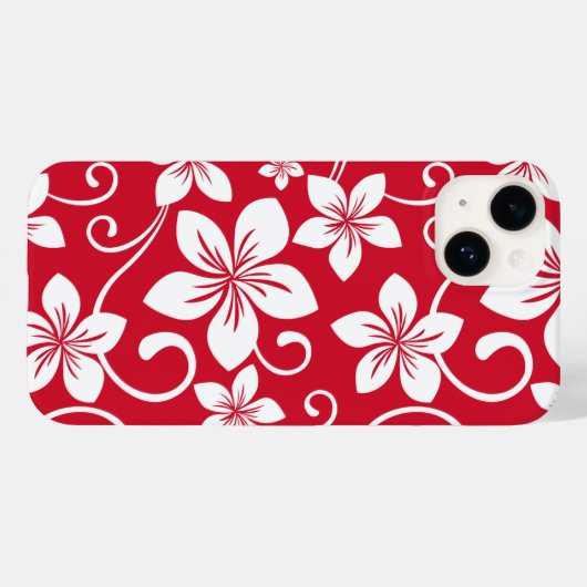 BLAUE HAWAII (RED) Case-Mate iPhone FALL Hülle (Rückseite (Horizontal))