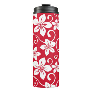 BLAUE HAWAII (rot) THERMALTUMBLER Thermosbecher
