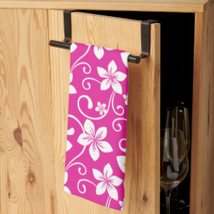 BLAUE HAWAII (WARZE PINK) KÜCHE TOWEL GESCHIRRTUCH