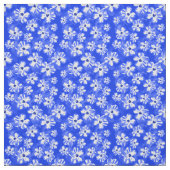 Blaue hawaiische Hibiskus-Blumen Stoff (Muster)