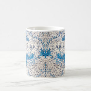 Blaue Heckenkirsche (von William Morris) Kaffeetasse