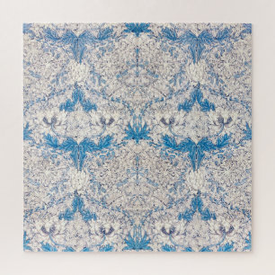 Blaue Heckenkirsche (von William Morris) Puzzle