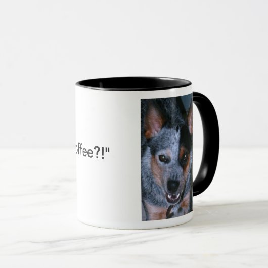 Blaue Heeler Kaffee-Tasse Tasse (VorderseiteRechts)