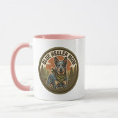 Blaue Heeler-Mutter-Kaffeetasse | Geschenk für die Tasse (Links)