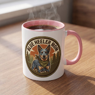 Blaue Heeler-Mutter-Kaffeetasse Geschenk für die Tasse
