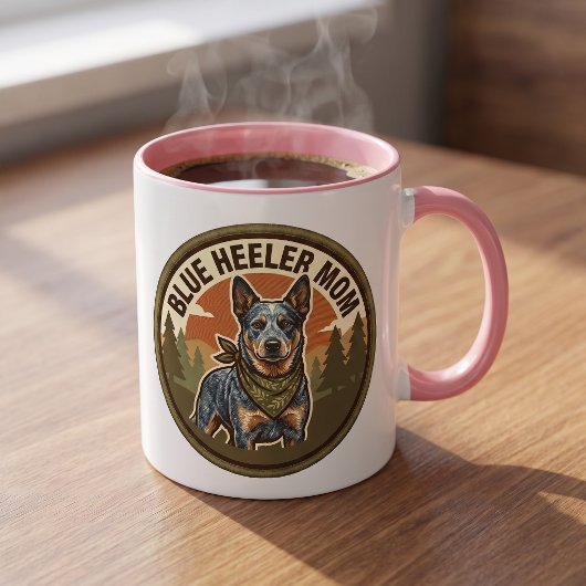 Blaue Heeler-Mutter-Kaffeetasse | Geschenk für die Tasse
