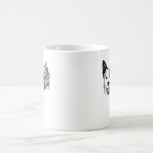 Blaue Heeler Sache-Tasse Kaffeetasse (Mittel)