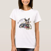 Blaue Heeler unbedingte Liebe-T - Shirts (Vorderseite)