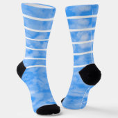 Blaue & hellblaue Socken (Gewinkelt)