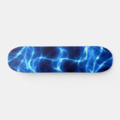Blaue helle Ströme Skateboard (Horizontal)