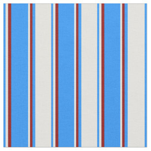 Blaue, helle und dunkelrote Streifen Stoff