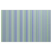 Blaue, hellgrüne und weiße farbige Linien Stoff (Yard (91,4 cm))