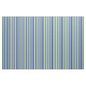 Blaue, hellgrüne und weiße farbige Linien Stoff (Fat Quarter (45,7 x 55,9 cm))