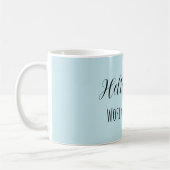 Blaue Hello World Kaffeetasse (Links)