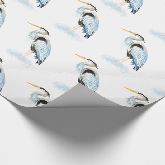 Blaue Herberge Geschenkpapier (Ecke)