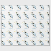 Blaue Herberge Geschenkpapier (Flach)