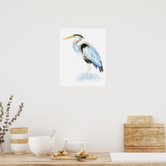 Blaue Herberge Poster (Küche)